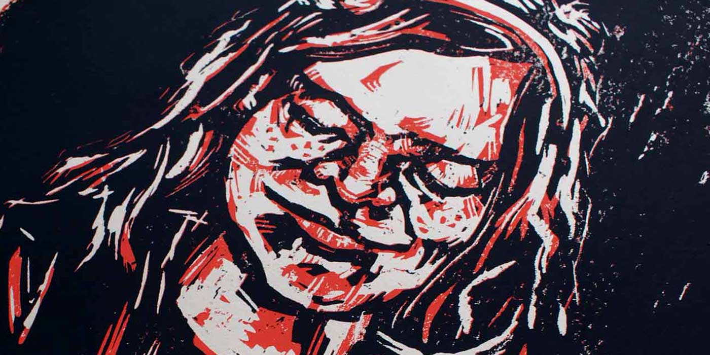 Træsnit af træsnit kunstner Jakob i