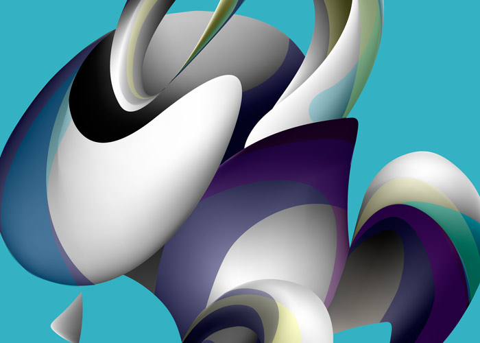 Adobe illustrator illustration med abstrakt motiv til kode firmaet Craftwork