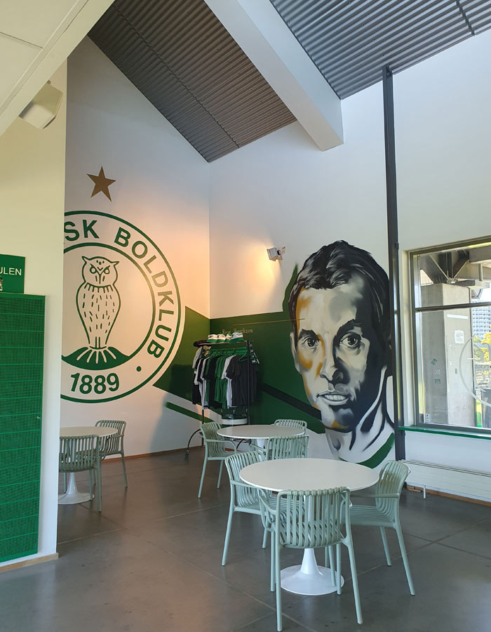 Graffitikunst til sports og fodbold klubber