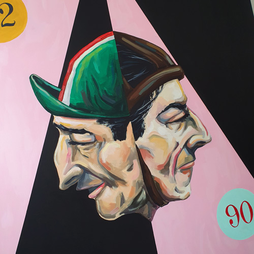 Professionel billedkunstner Jakob i maler graffiti, vægmalerier, malerier og tegner illustrationer