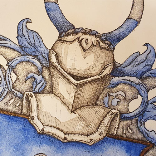 Heraldiker Jakob i kan hjælpe dig med at finde din våbenskjold betydning på dit våbenskjold